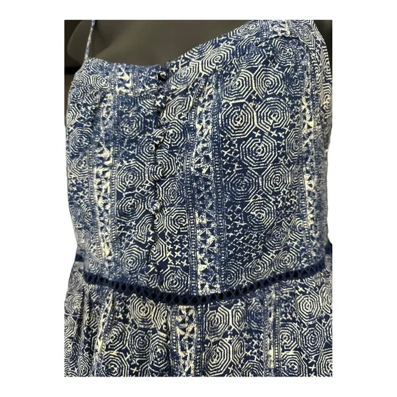 Blue Rain Miah Tribal Mini Dress Size Small - Picture 6 of 12